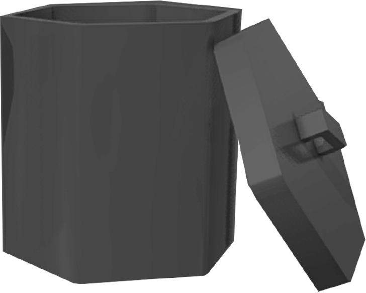 Contenedor negro